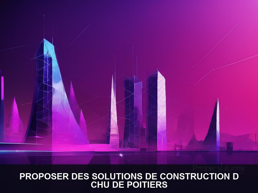 Illustration IA - CHU de Poitiers : Construction durables et innovantes pour les hôpitaux (Opportunité Urgente!)
