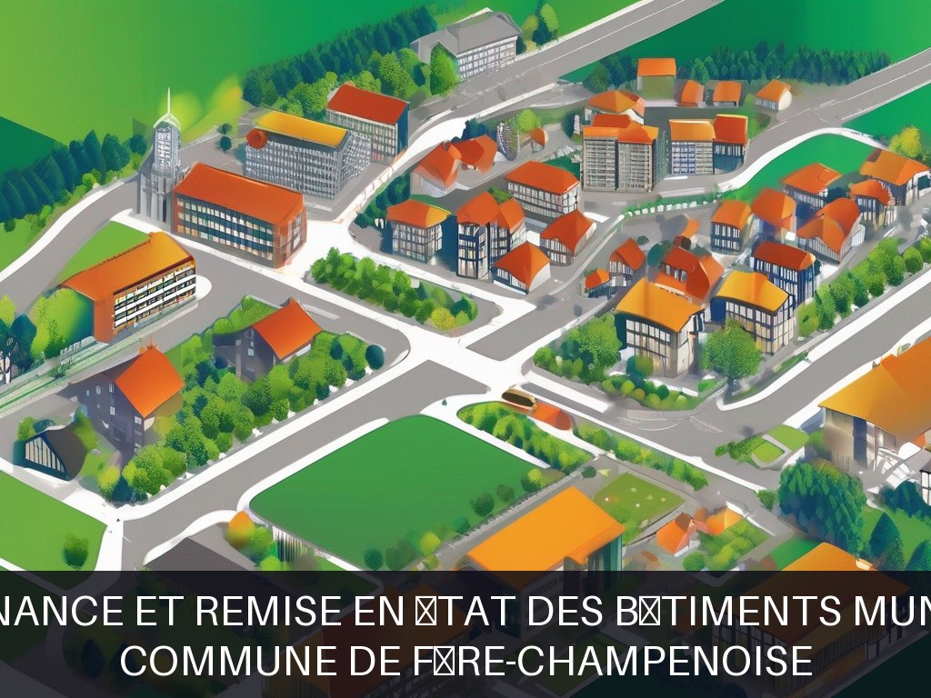Illustration pour Commune de Fère-Champenoise: Maintenance et remise en état des bâtiments municipaux