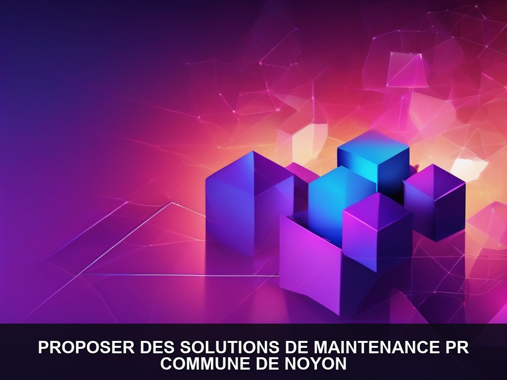 Illustration IA - Commune de Noyon : Maintenance préventive et corrective pour optimiser les coûts et la qualité des s