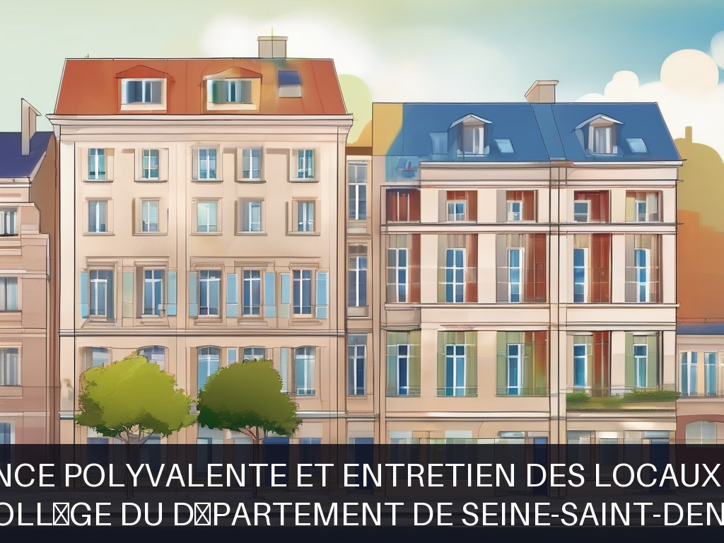 Illustration pour Collège du Département de Seine-Saint-Denis: Maintenance polyvalente et entretien des locaux scolaires