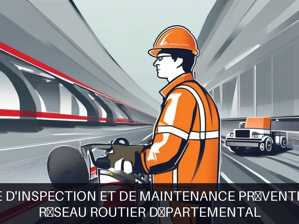 Illustration pour Réseau routier départemental: Programme d'inspection et de maintenance préventive routière (Potentiel à Court Terme)