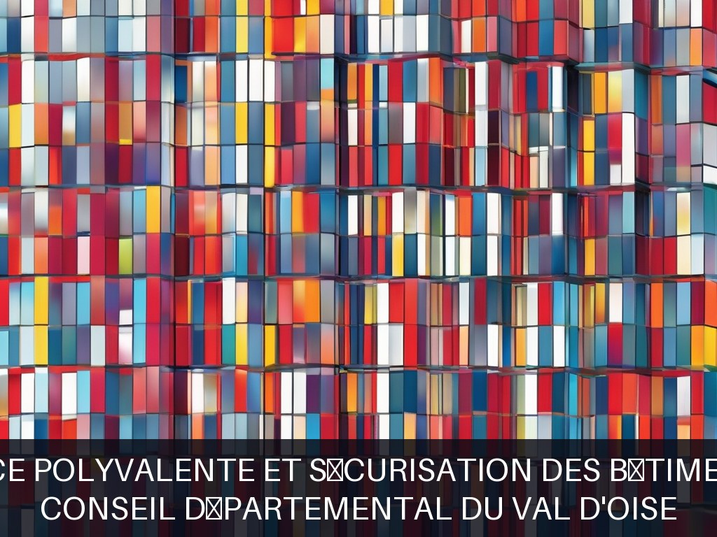 Illustration pour Conseil départemental du Val d'Oise: Maintenance polyvalente et sécurisation des bâtiments publics