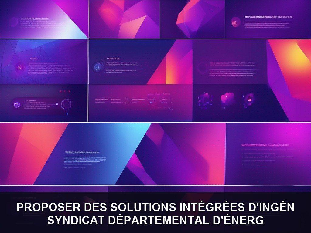 Illustration IA - Syndicat Départemental d'Énergies du Rhône (SYDER) : Intégrées d'ingénierie, maîtrise d'œuvre et con