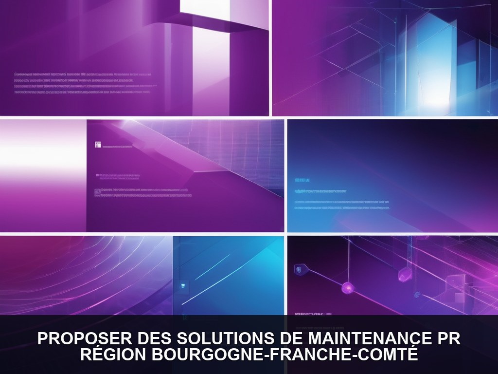 Illustration IA - Région Bourgogne-Franche-Comté : Maintenance préventive, de rénovation électrique et d’optimisation