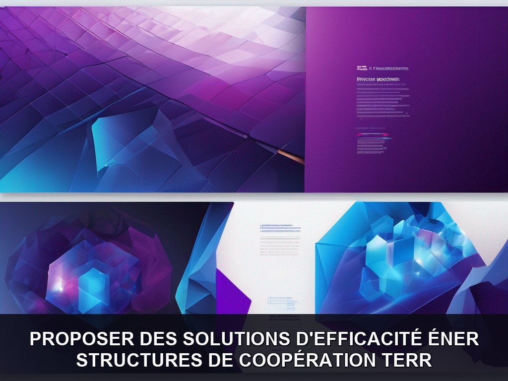 Illustration IA - Structures de coopération territoriale : Efficacité énergétique pour les bâtiments publics (Opportun
