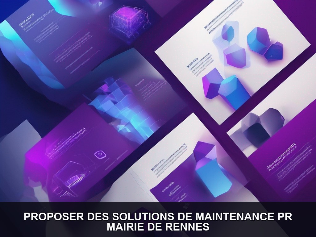 Illustration IA - Mairie de Rennes : Maintenance préventive, de rénovation et de modernisation des systèmes métallique