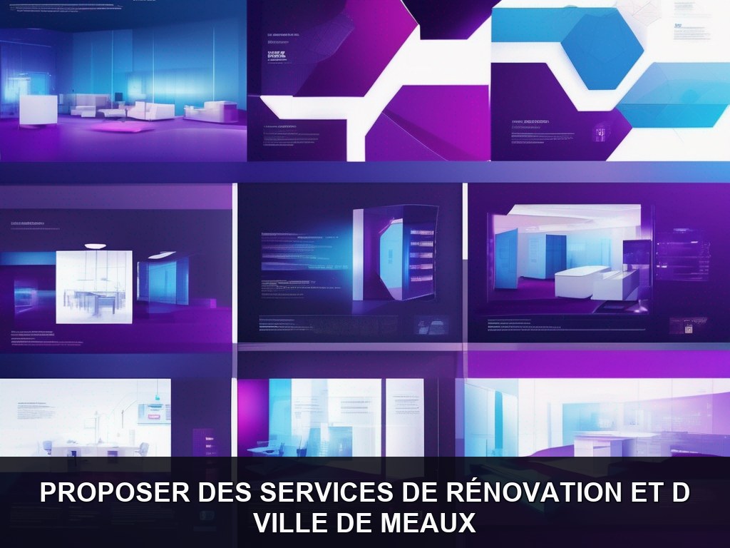 Illustration IA - Ville de Meaux : Rénovation et d'audit électrique pour les bâtiments publics (Opportunité Urgente!)