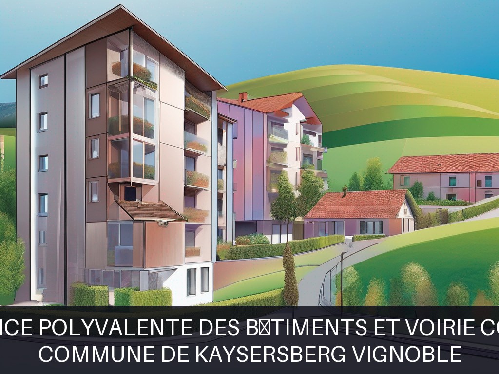 Illustration pour Commune de Kaysersberg Vignoble: Maintenance polyvalente des bâtiments et voirie communaux