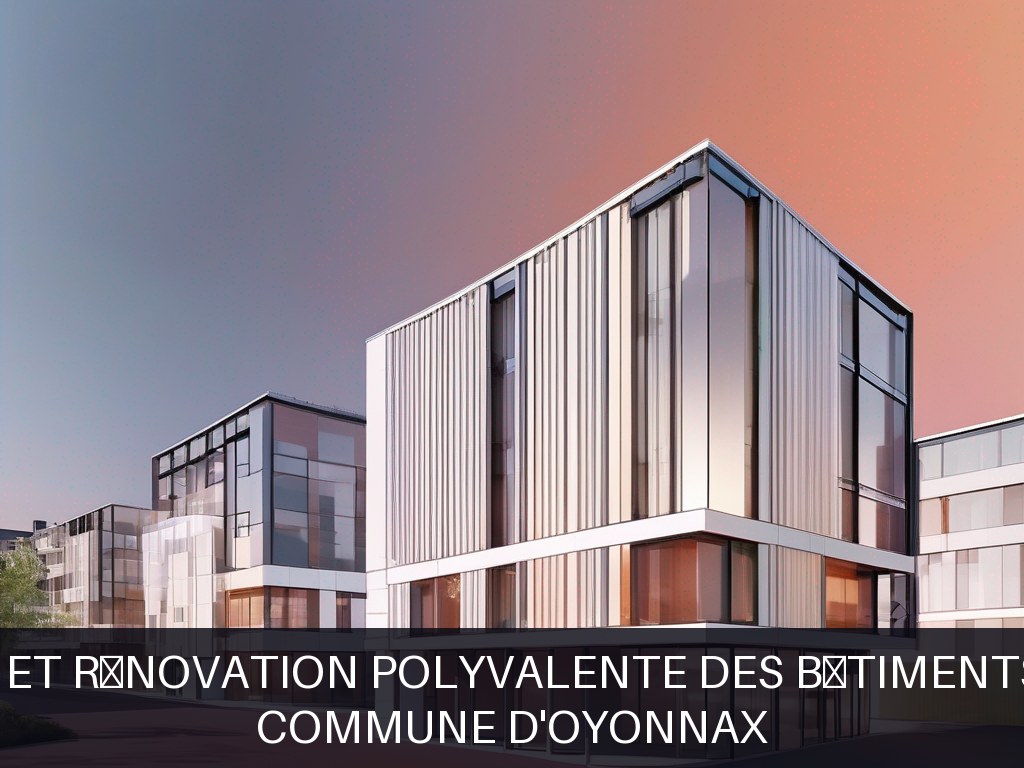 Illustration pour Commune d'Oyonnax: Maintenance et rénovation polyvalente des bâtiments communaux