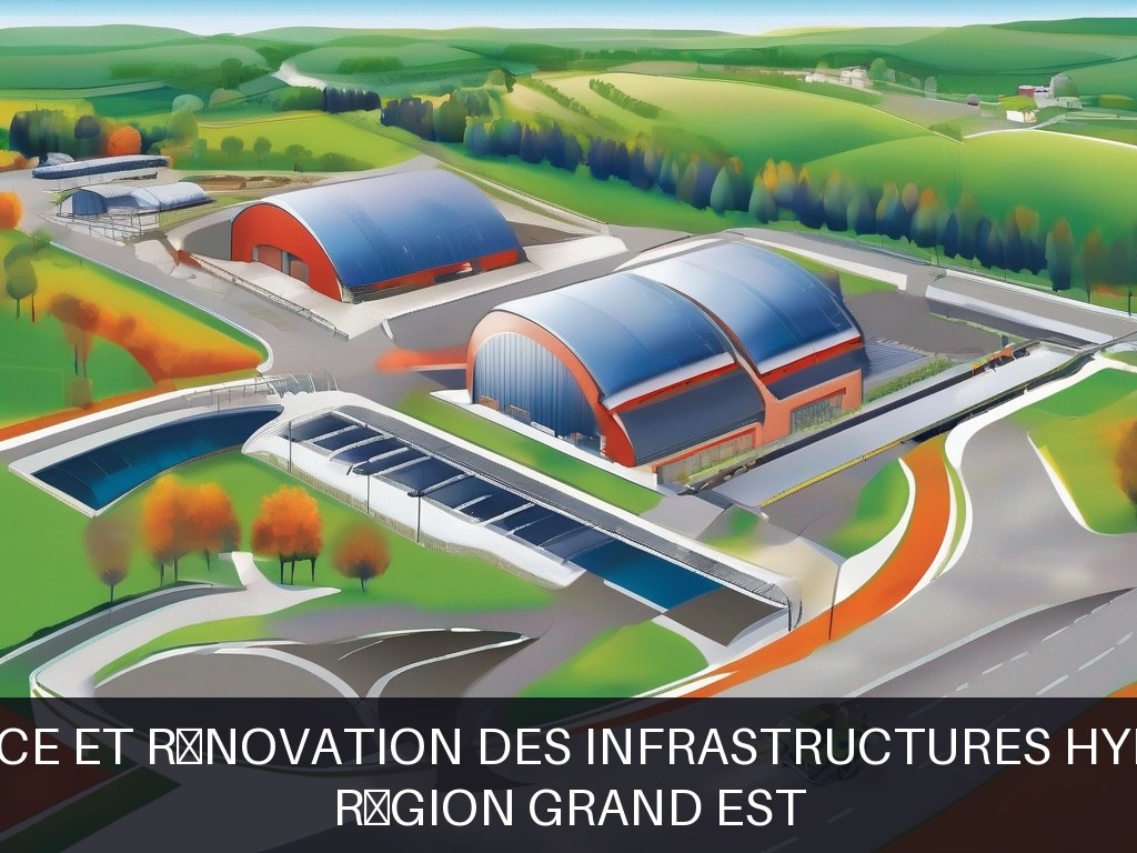 Illustration pour Région Grand Est: Maintenance et rénovation des infrastructures hydrauliques