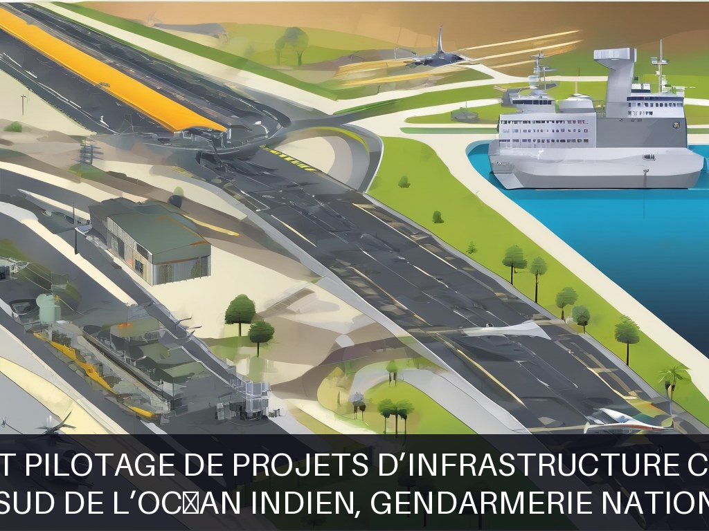 Illustration pour Forces Armées dans la zone sud de l’océan Indien, Gendarmerie nationale, Service militaire adapté: Gestion et pilotage de projets d’infrastructure com
