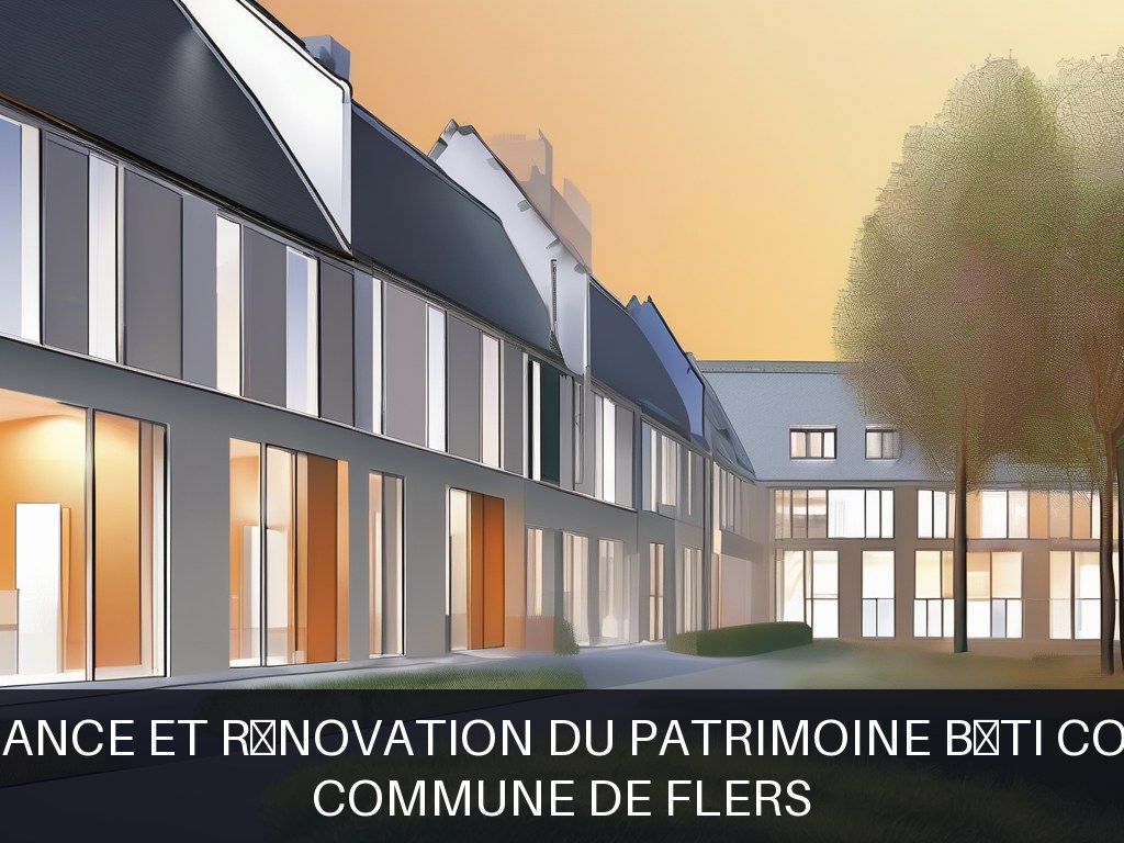 Illustration pour Commune de FLERS: Maintenance et rénovation du patrimoine bâti communal