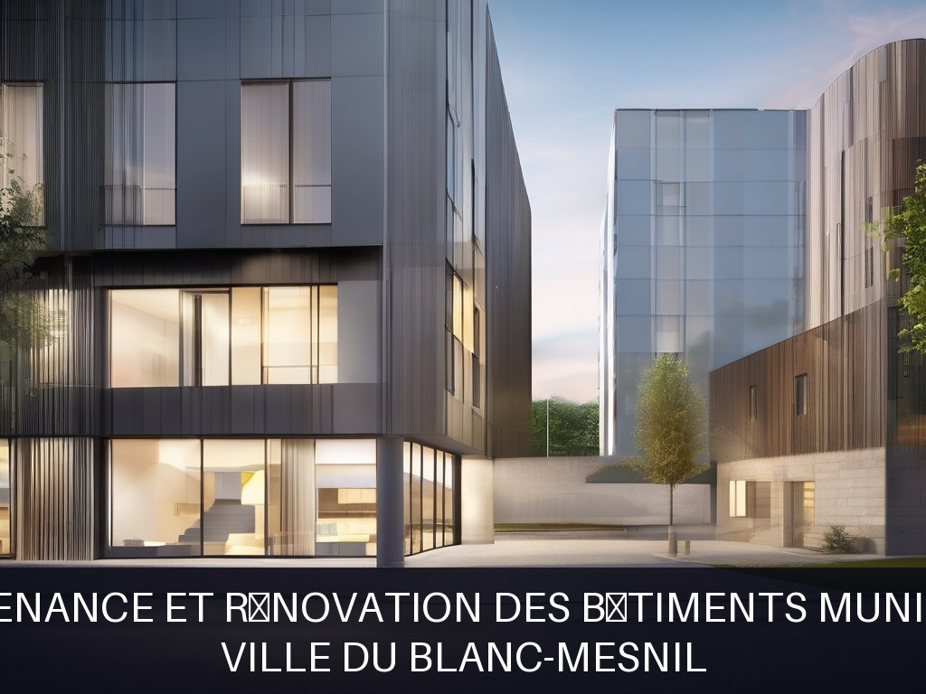 Illustration pour Ville du Blanc-Mesnil: Maintenance et rénovation des bâtiments municipaux
