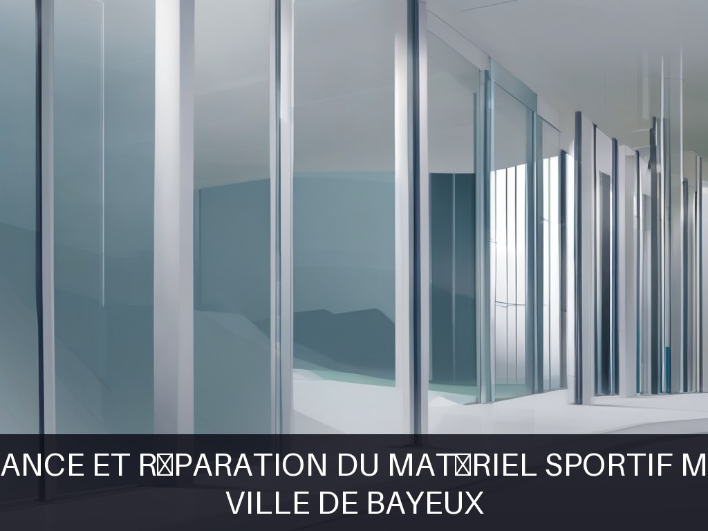 Illustration pour Ville de Bayeux: Maintenance et réparation du matériel sportif municipal