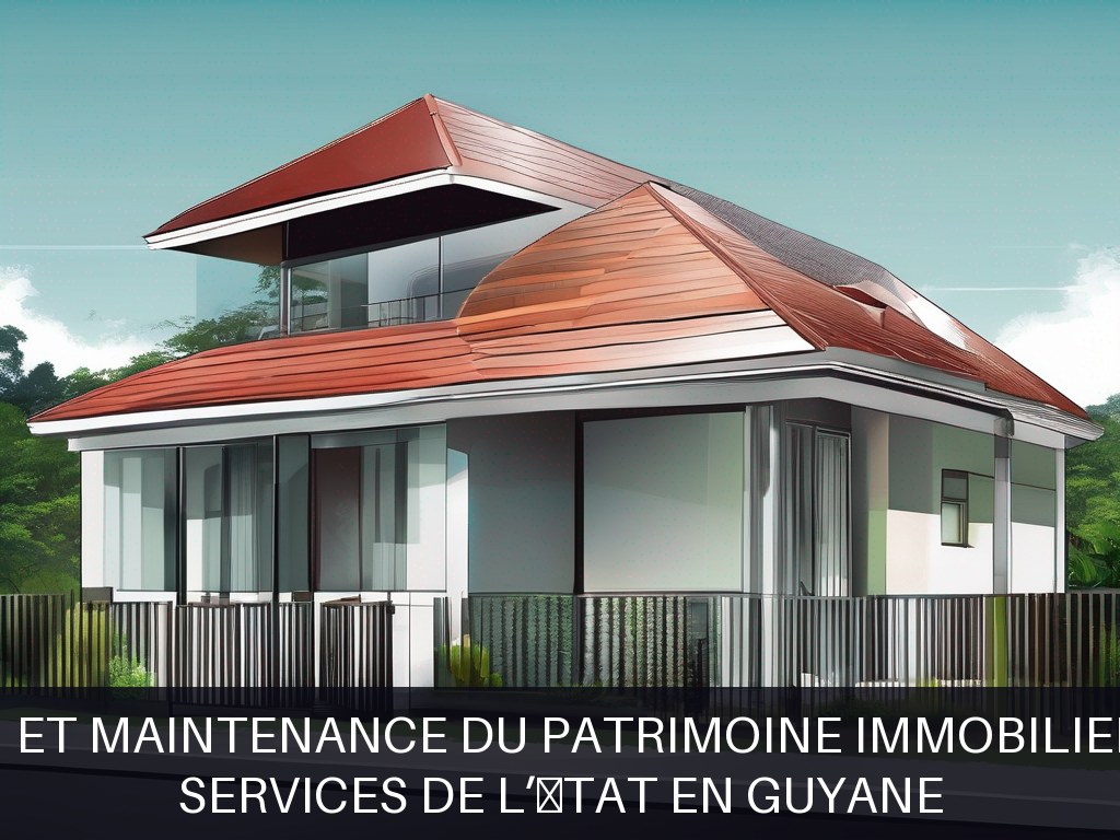 Illustration pour Services de l’État en Guyane: Gestion et maintenance du patrimoine immobilier public