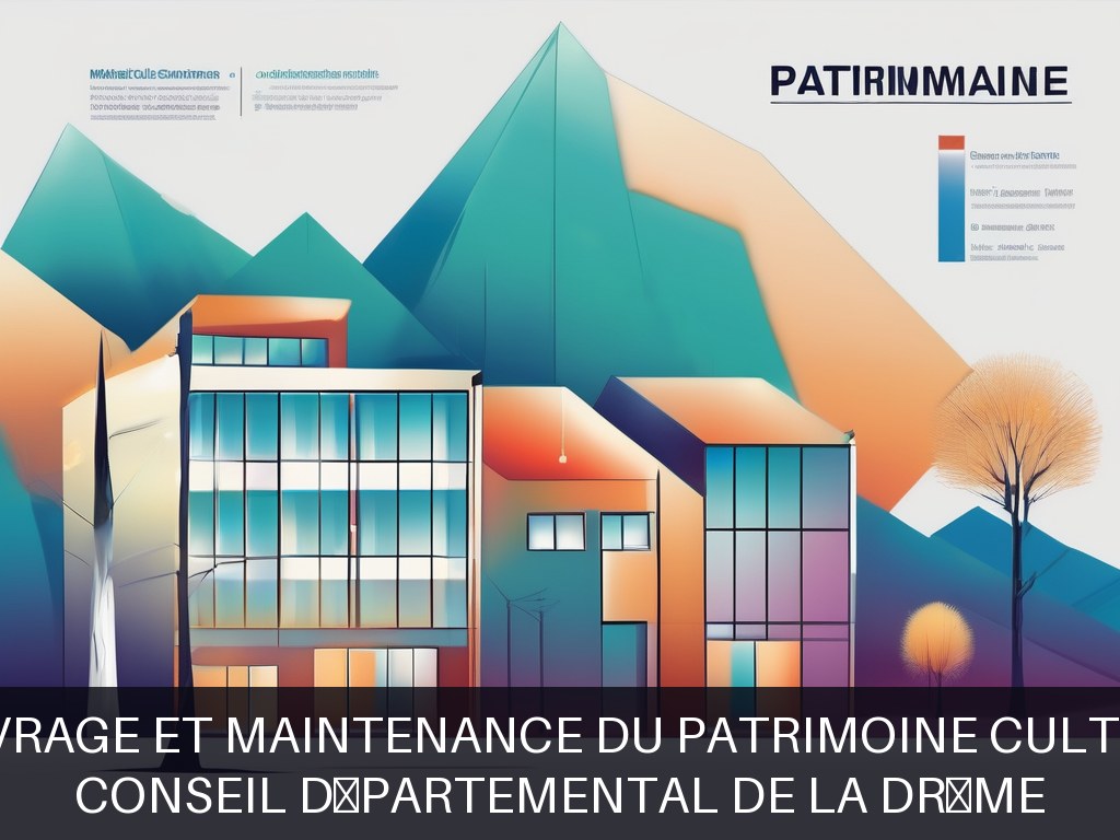 Illustration pour Conseil départemental de la Drôme: Maîtrise d’ouvrage et maintenance du patrimoine Culture-Éducation