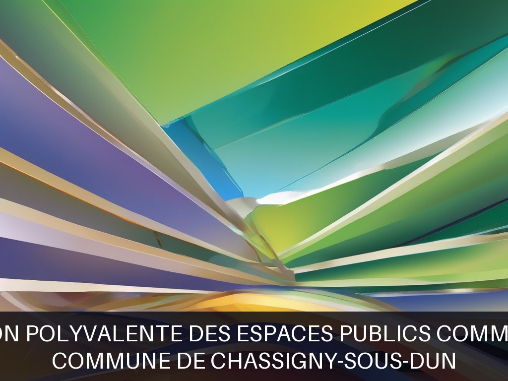 Illustration pour Commune de CHASSIGNY-SOUS-DUN: Gestion polyvalente des espaces publics communaux