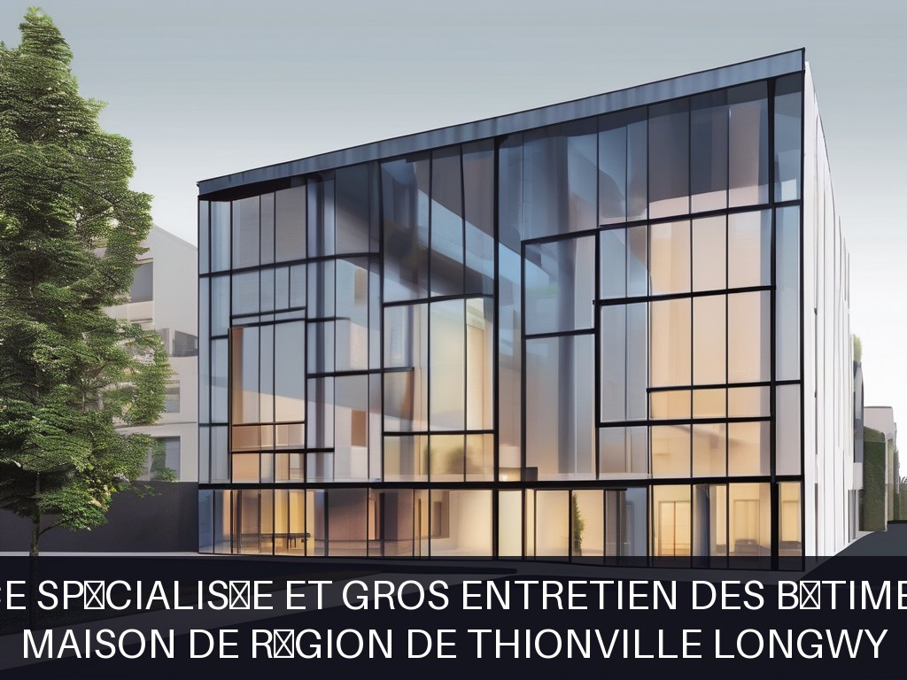 Illustration pour Maison de Région de Thionville Longwy: Maintenance spécialisée et gros entretien des bâtiments publics