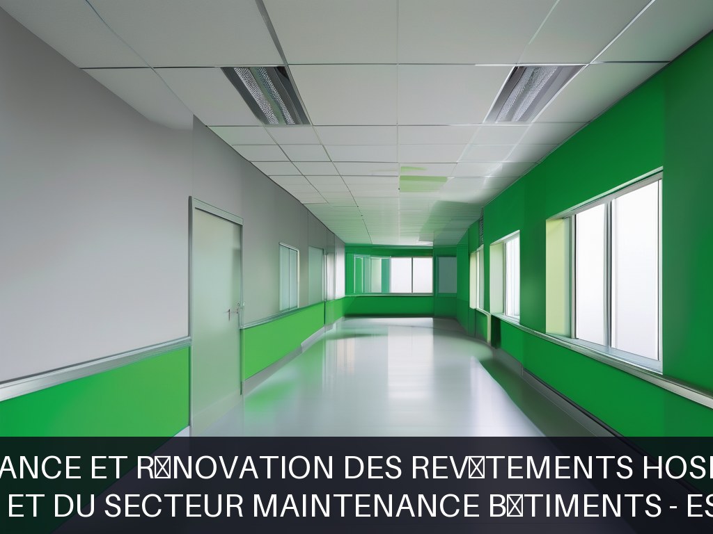 Illustration pour Services Techniques et du Secteur Maintenance Bâtiments - Espaces Verts - Voiries: Maintenance et rénovation des revêtements hospitaliers