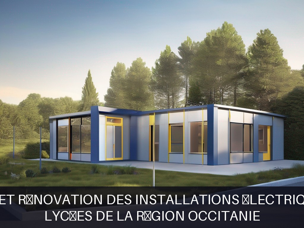 Illustration pour Lycées de la Région Occitanie: Maintenance et rénovation des installations électriques scolaires