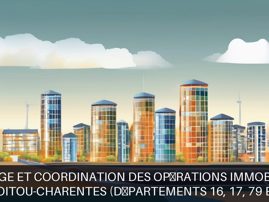 Illustration pour SLI Poitou-Charentes (départements 16, 17, 79 et 86): Pilotage et coordination des opérations immobilières