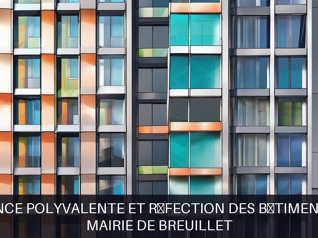 Illustration pour Mairie de BREUILLET: Maintenance polyvalente et réfection des bâtiments publics