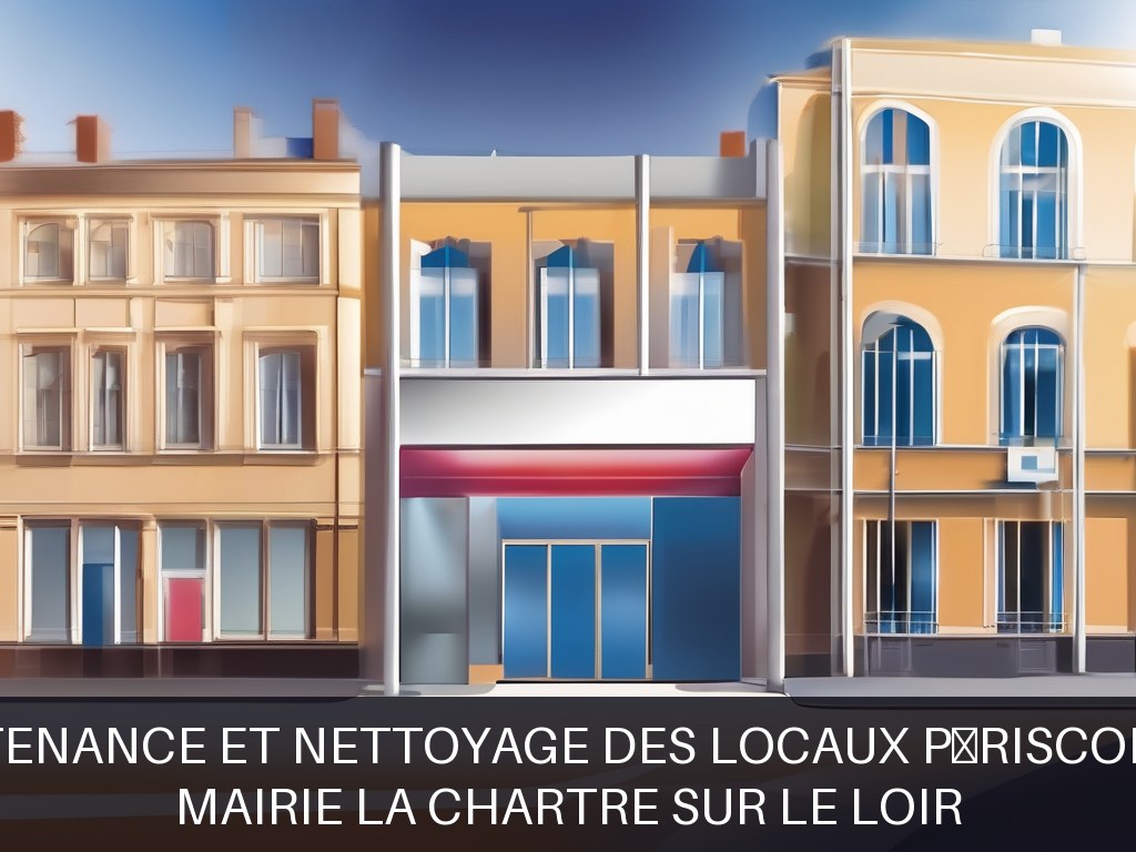 Illustration pour Mairie La Chartre sur le Loir: Maintenance et nettoyage des locaux périscolaires