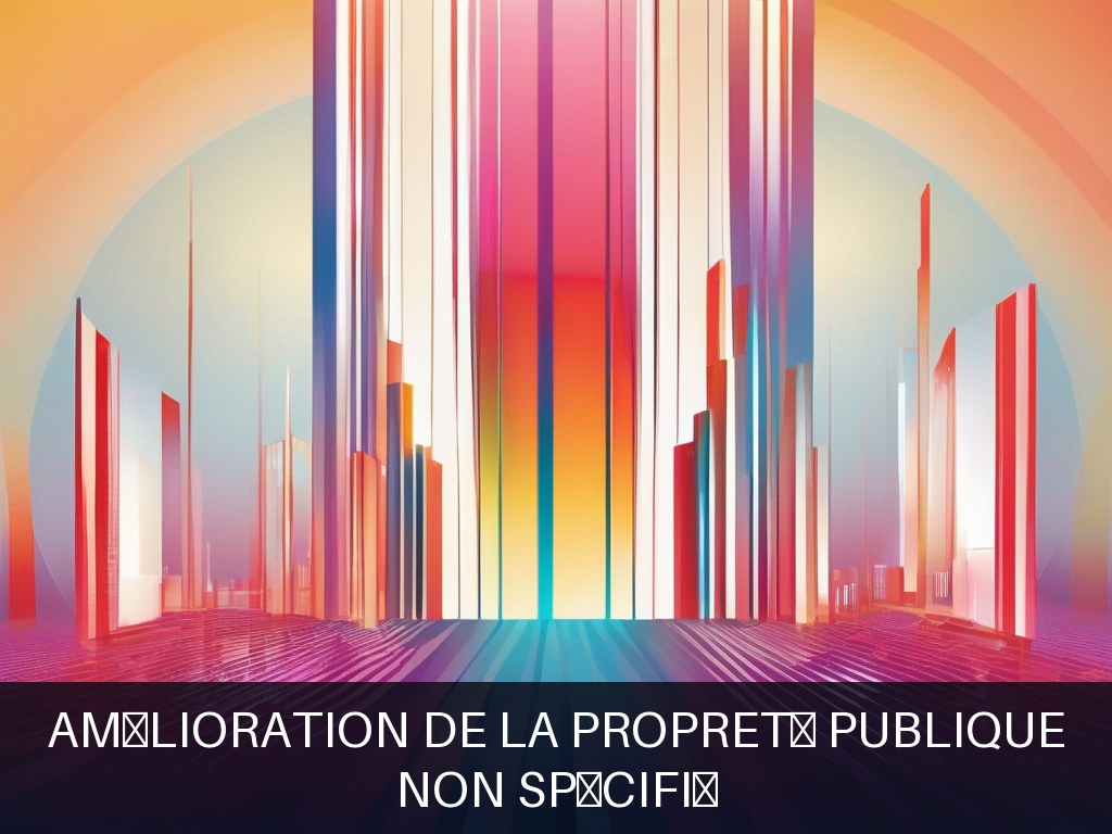 Illustration pour Non spécifié: Amélioration de la propreté publique (Potentiel à Court Terme)