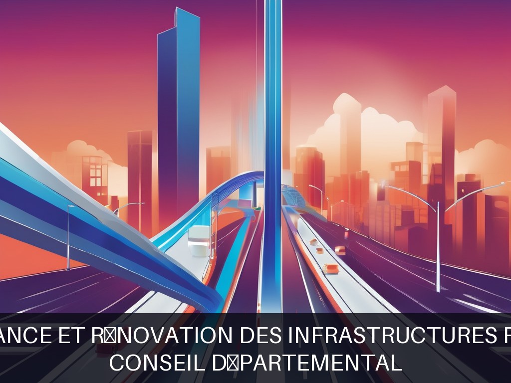 Illustration pour Conseil Départemental: Maintenance et rénovation des infrastructures routières