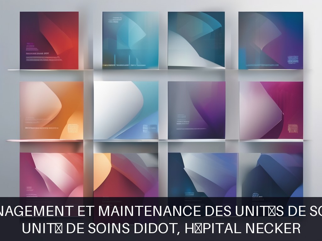 Illustration pour Unité de Soins DIDOT, Hôpital Necker: Solutions d'aménagement et maintenance des unités de soins hospitaliers