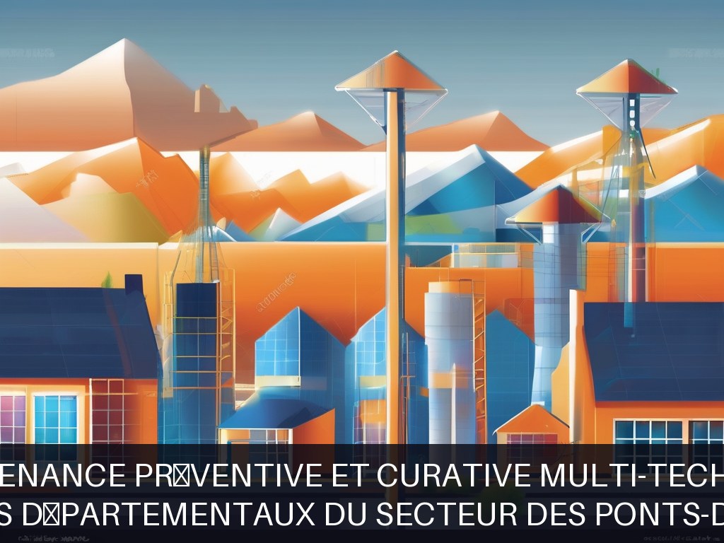 Illustration pour Sites départementaux du secteur des Ponts-de-Cé: Maintenance préventive et curative multi-technique