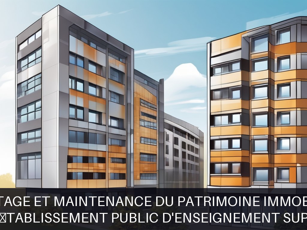 Illustration pour École (établissement public d'enseignement supérieur): Pilotage et maintenance du patrimoine immobilier