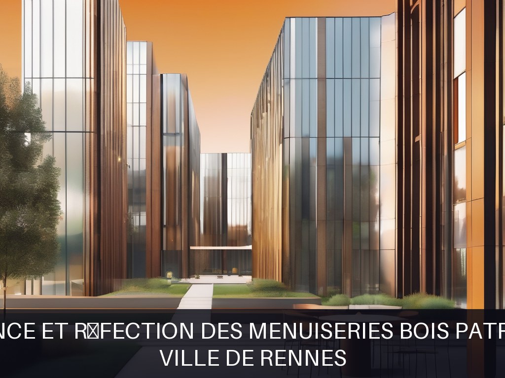 Illustration pour Ville de Rennes: Maintenance et réfection des menuiseries bois patrimoniales