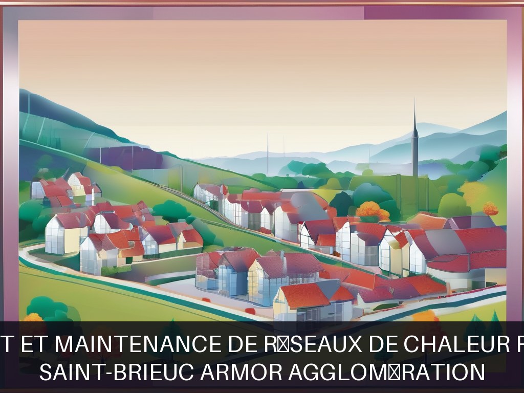 Illustration pour Saint-Brieuc Armor Agglomération: Développement et maintenance de réseaux de chaleur renouvelables (Potentiel à Court Terme)