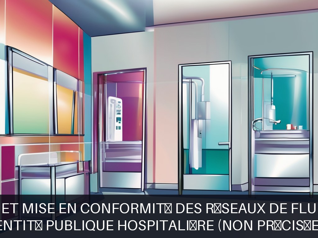 Illustration pour Entité publique hospitalière (non précisée): Maintenance et mise en conformité des réseaux de fluides médicaux