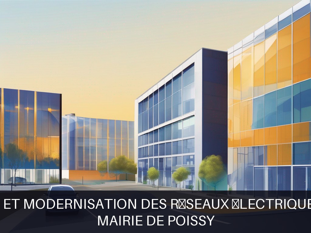 Illustration pour Mairie de Poissy: Maintenance et modernisation des réseaux électriques municipaux