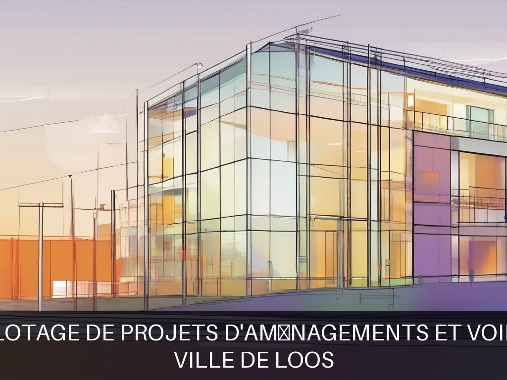 Illustration pour Ville de Loos: Gestion et pilotage de projets d'aménagements et voiries durables