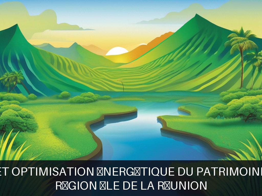 Illustration pour Région Île de la Réunion: Pilotage et optimisation énergétique du patrimoine régional