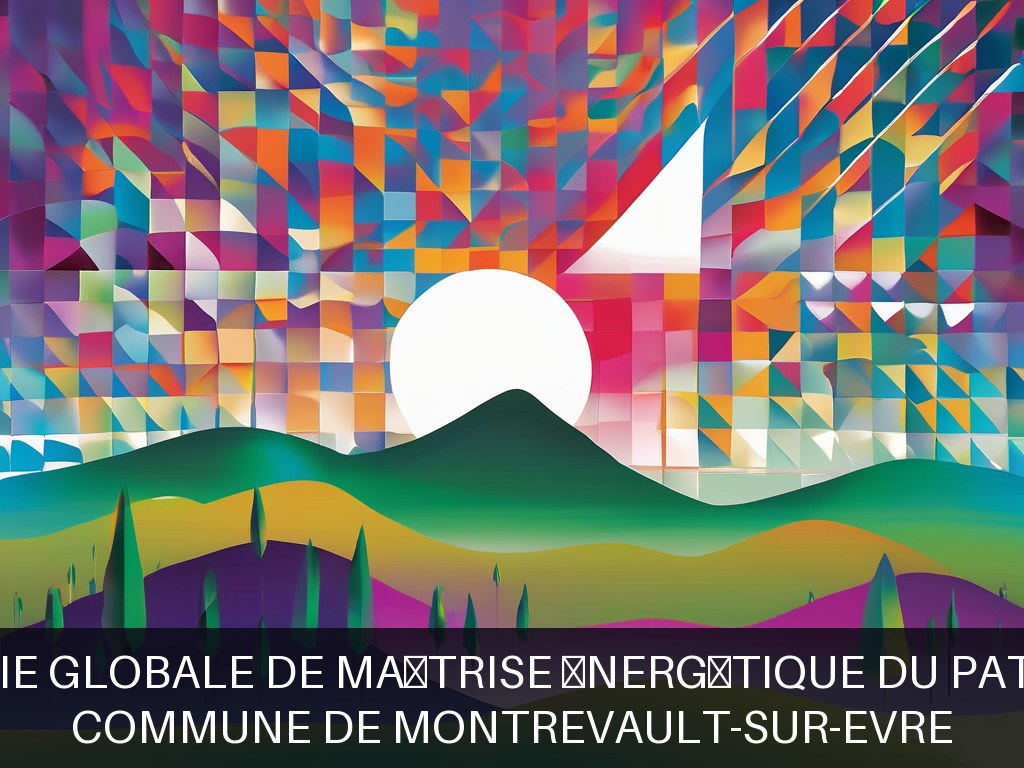 Illustration pour Commune de Montrevault-sur-Evre: Stratégie globale de maîtrise énergétique du patrimoine