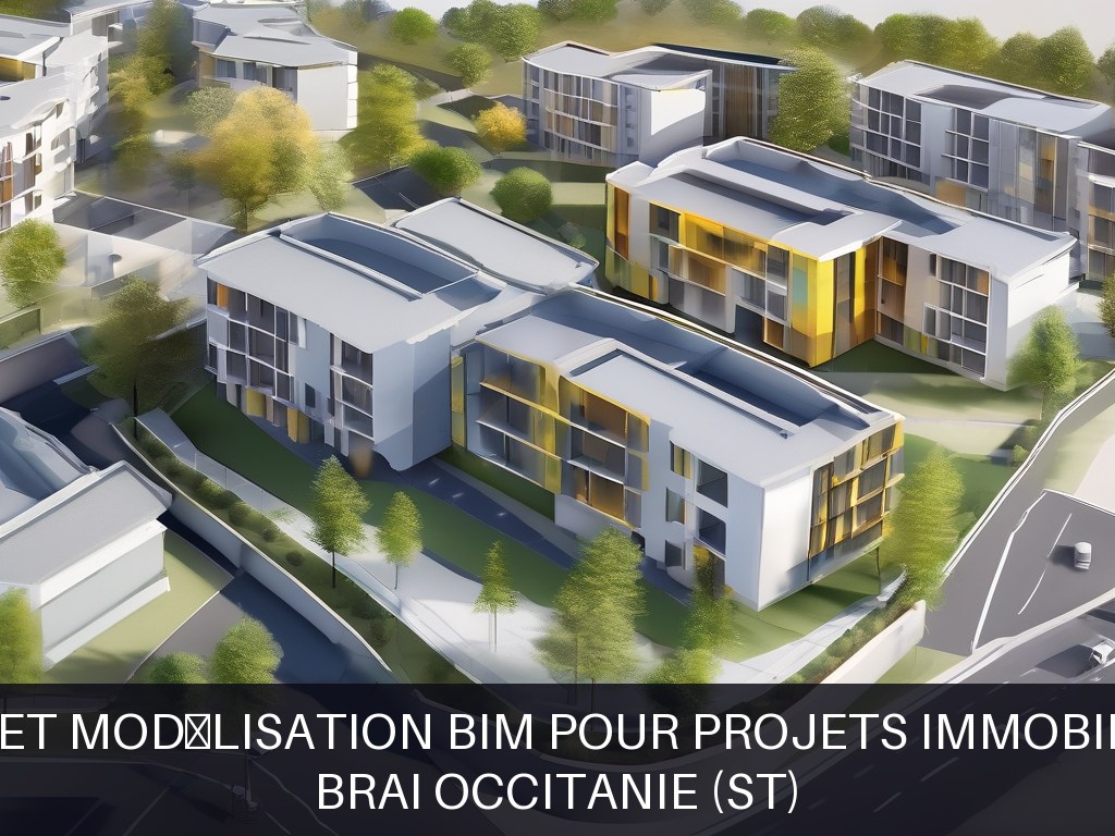 Illustration pour BRAI OCCITANIE (ST): Conception et modélisation BIM pour projets immobiliers publics