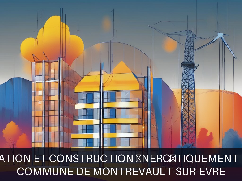 Illustration pour Commune de Montrevault-sur-Evre: Réhabilitation et construction énergétiquement efficaces