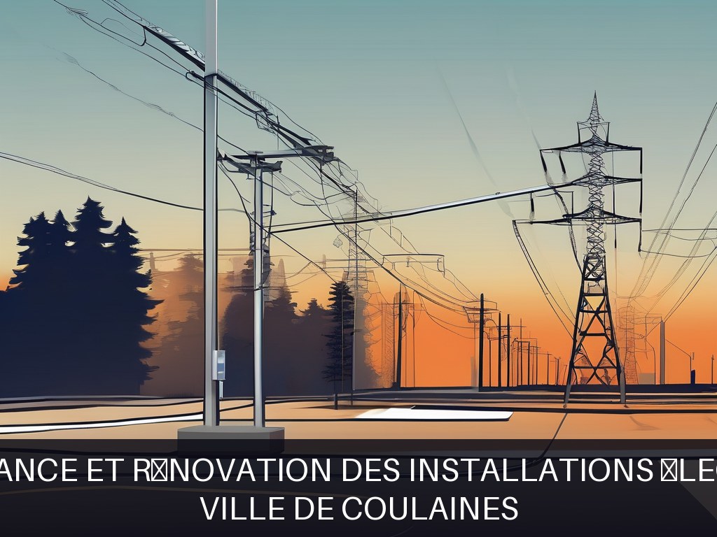 Illustration pour Ville de Coulaines: Maintenance et rénovation des installations électriques