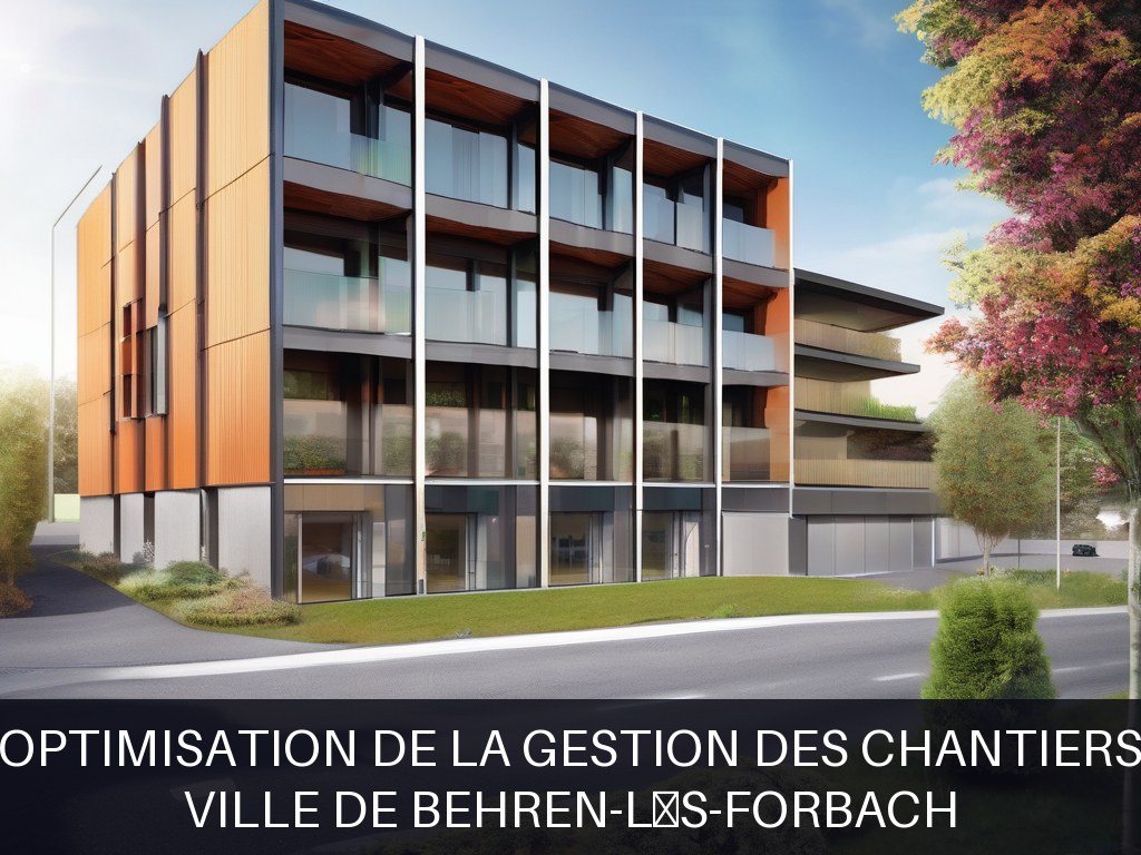 Illustration pour Ville de Behren-lès-Forbach: Optimisation de la gestion des chantiers
