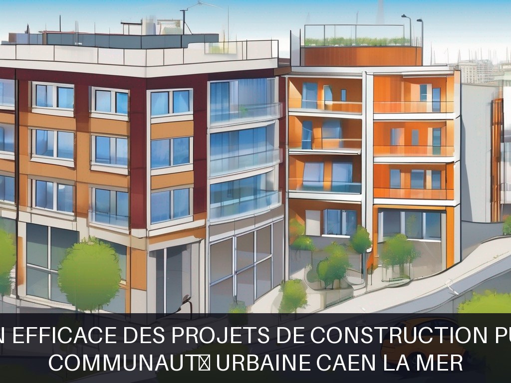 Illustration pour Communauté Urbaine Caen La Mer: Gestion efficace des projets de construction publique