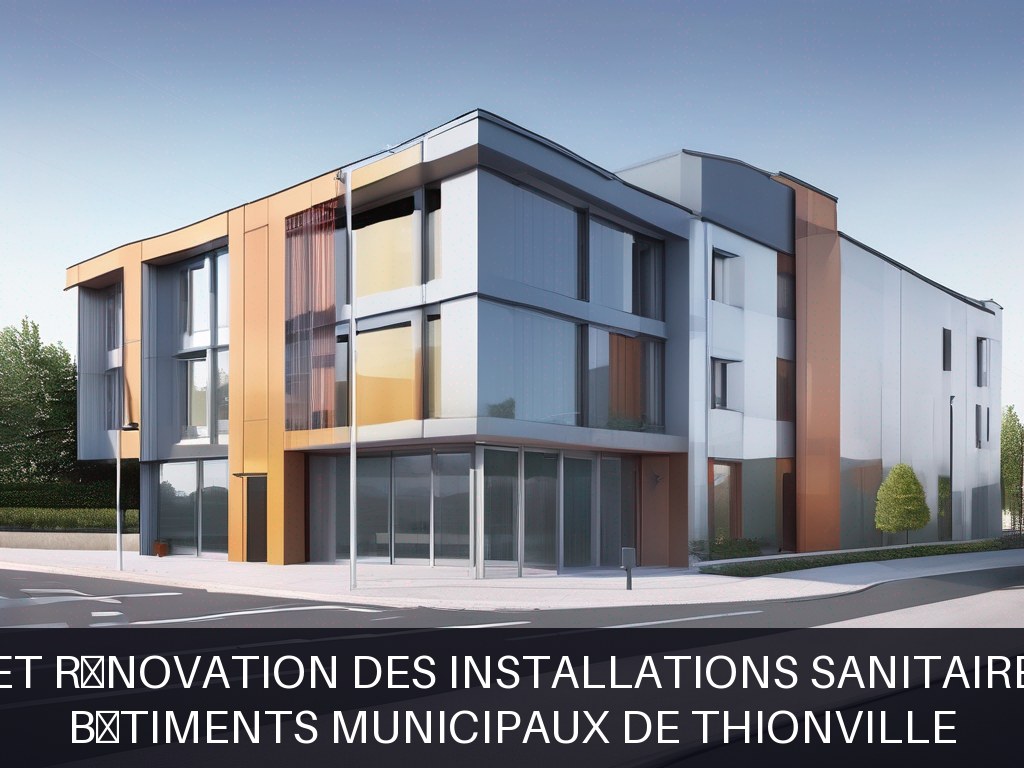 Illustration pour Bâtiments municipaux de Thionville: Maintenance et rénovation des installations sanitaires municipales