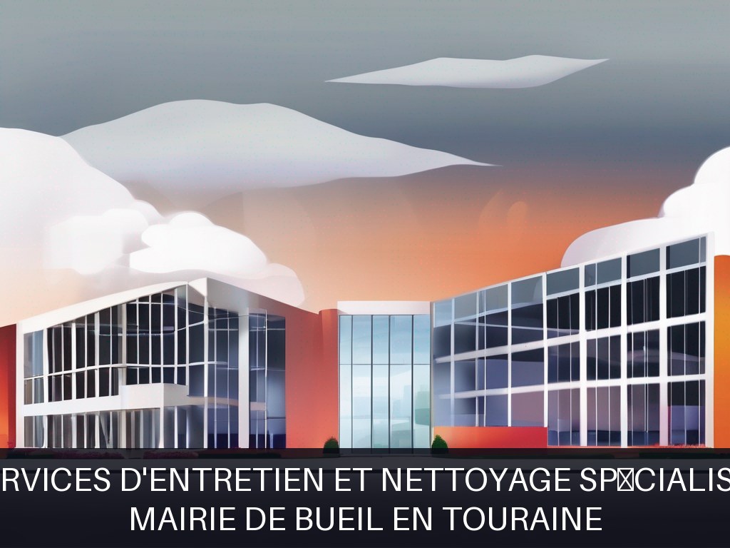 Illustration pour Mairie de Bueil en Touraine: Services d'entretien et nettoyage spécialisés