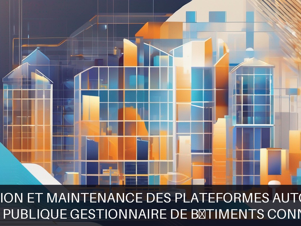 Illustration pour Entité publique gestionnaire de bâtiments connectés: Sécurisation et maintenance des plateformes automatisées
