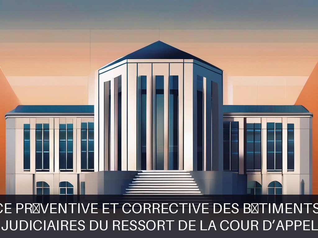 Illustration pour Bâtiments judiciaires du ressort de la cour d’appel de Rennes: Maintenance préventive et corrective des bâtiments judiciaires