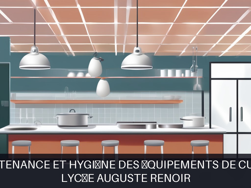 Illustration pour Lycée Auguste Renoir: Maintenance et hygiène des équipements de cuisine