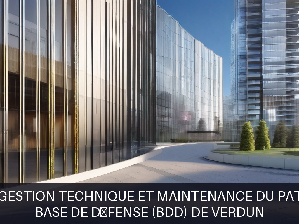 Illustration pour Base de Défense (BdD) de Verdun: Optimisation de la gestion technique et maintenance du patrimoine immobilier